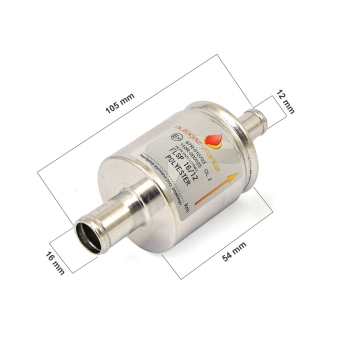 FILTR FAZY LOTNEJ FI 16/12 METAL POLIESTR FLSP