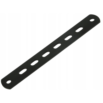 BLACHA MOCOWANIA LISTWY 150 mm/20 mm FI6 CZARNA