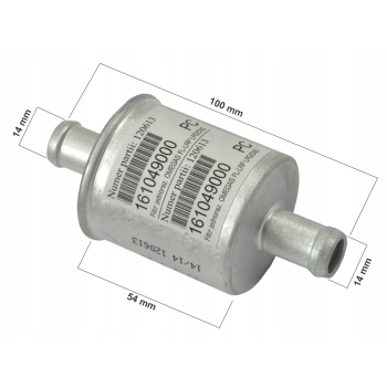 FILTR MED OMEGAS FL-LRP + LI10 Z ORINGAMI