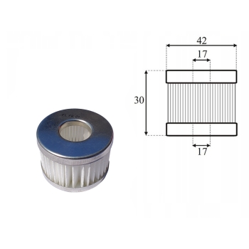 WKŁAD FILTRA PRINS CERTOLS POLIESTER CI-214-1