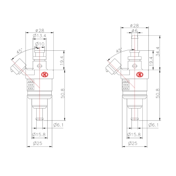 WTRYSKIWACZ HANA H2001 - GOLD